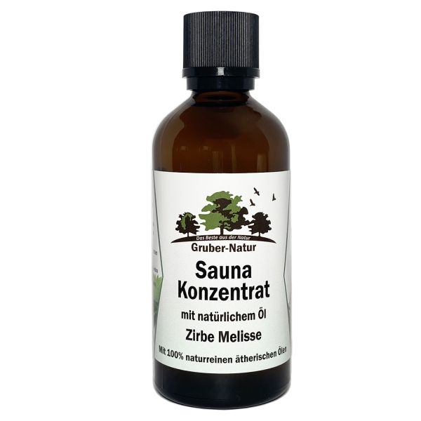 Gruber-Natur Sauna Zirbe & Melisse 100 ml